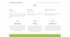 Desktop Screenshot of heritageassembly.net
